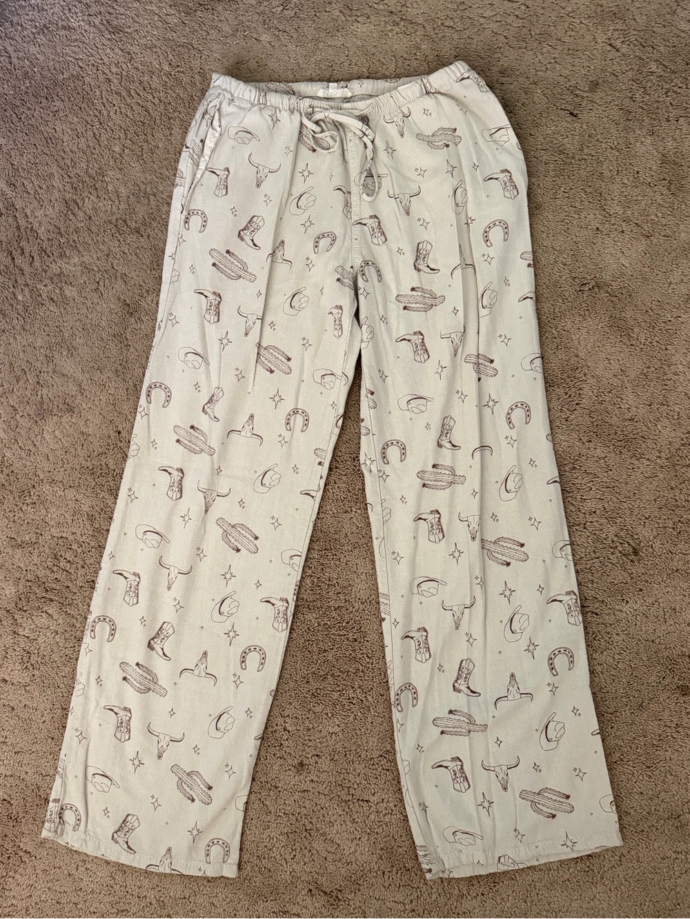 Western theme beach pants